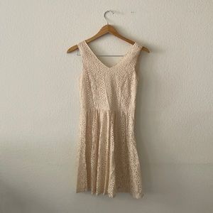 XS cream lace sundress from Vernacular